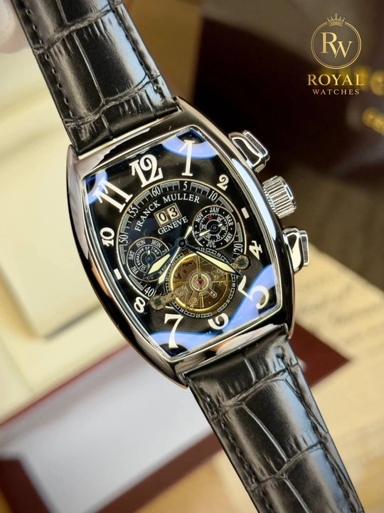 Erkaklar uchun mexanik qo‘l soati Franck Muller Geneve, avtomatik, sovg‘a qutisi