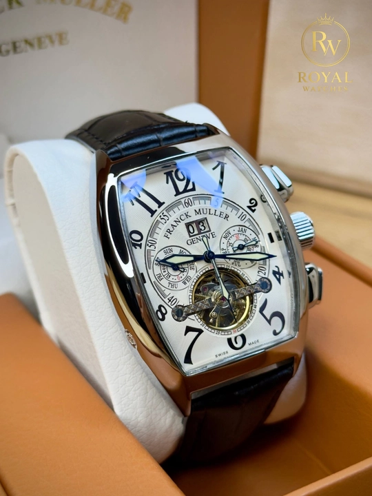 Erkaklar uchun mexanik qo‘l soati Franck Muller Geneve, avtomatik, sovg‘a qutisi