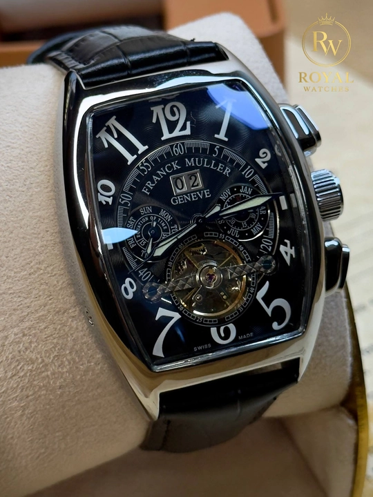 Erkaklar uchun mexanik qo‘l soati Franck Muller Geneve, avtomatik, sovg‘a qutisi