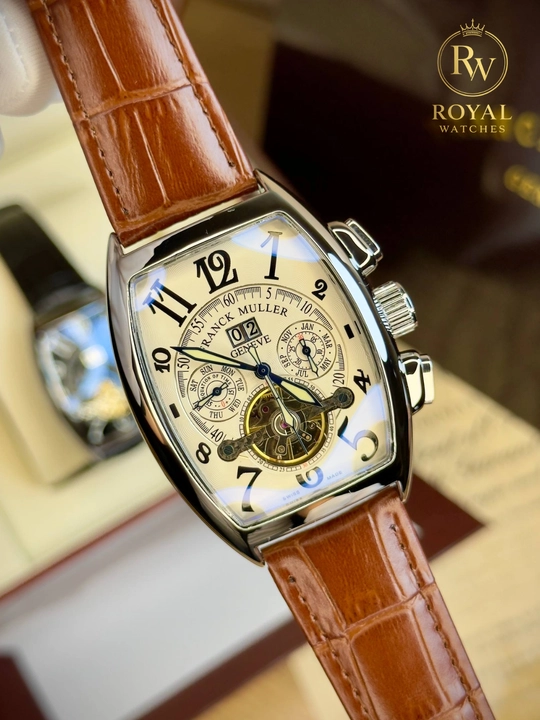 Erkaklar uchun mexanik qo‘l soati Franck Muller Geneve, avtomatik, sovg‘a qutisi