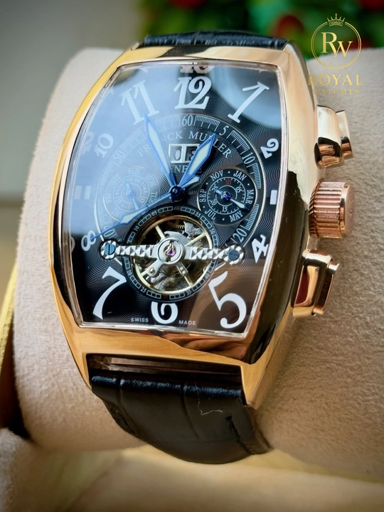 Erkaklar uchun mexanik qo‘l soati Franck Muller Geneve, avtomatik, sovg‘a qutisi