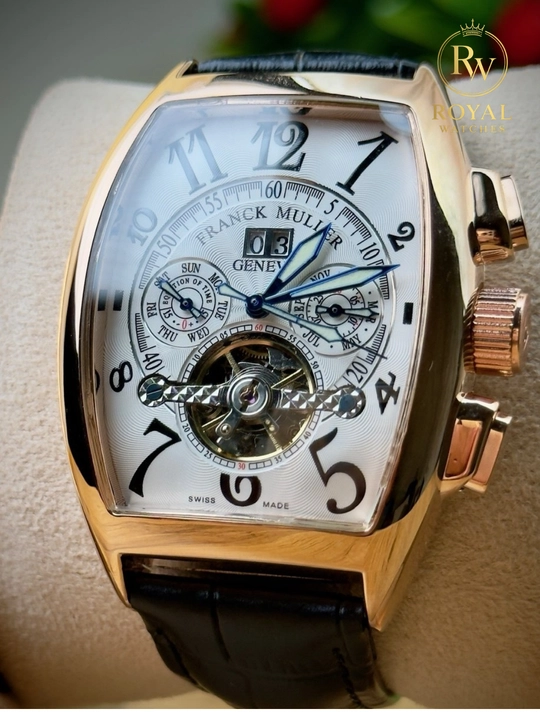 Erkaklar uchun mexanik qo‘l soati Franck Muller Geneve, avtomatik, sovg‘a qutisi