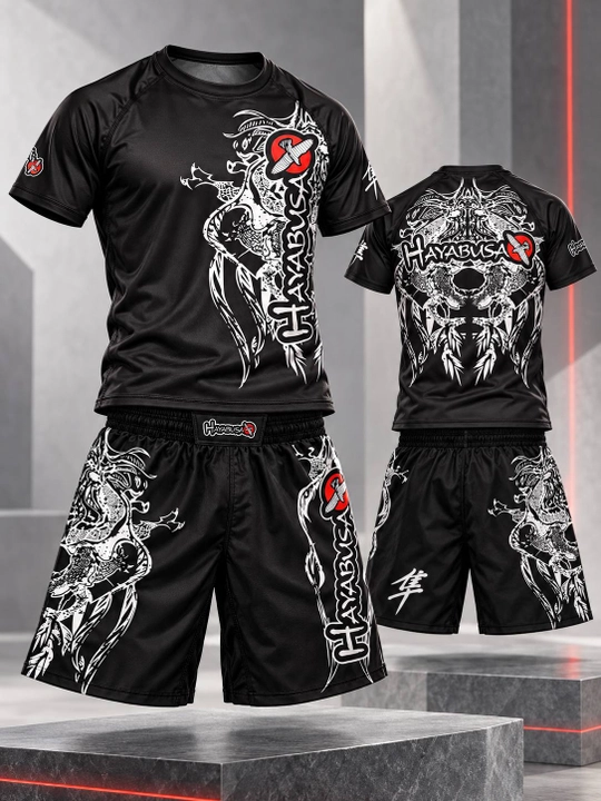 Рашгард и шорты Hayabusa для ММА, BJJ, грэпплинга и тренировок