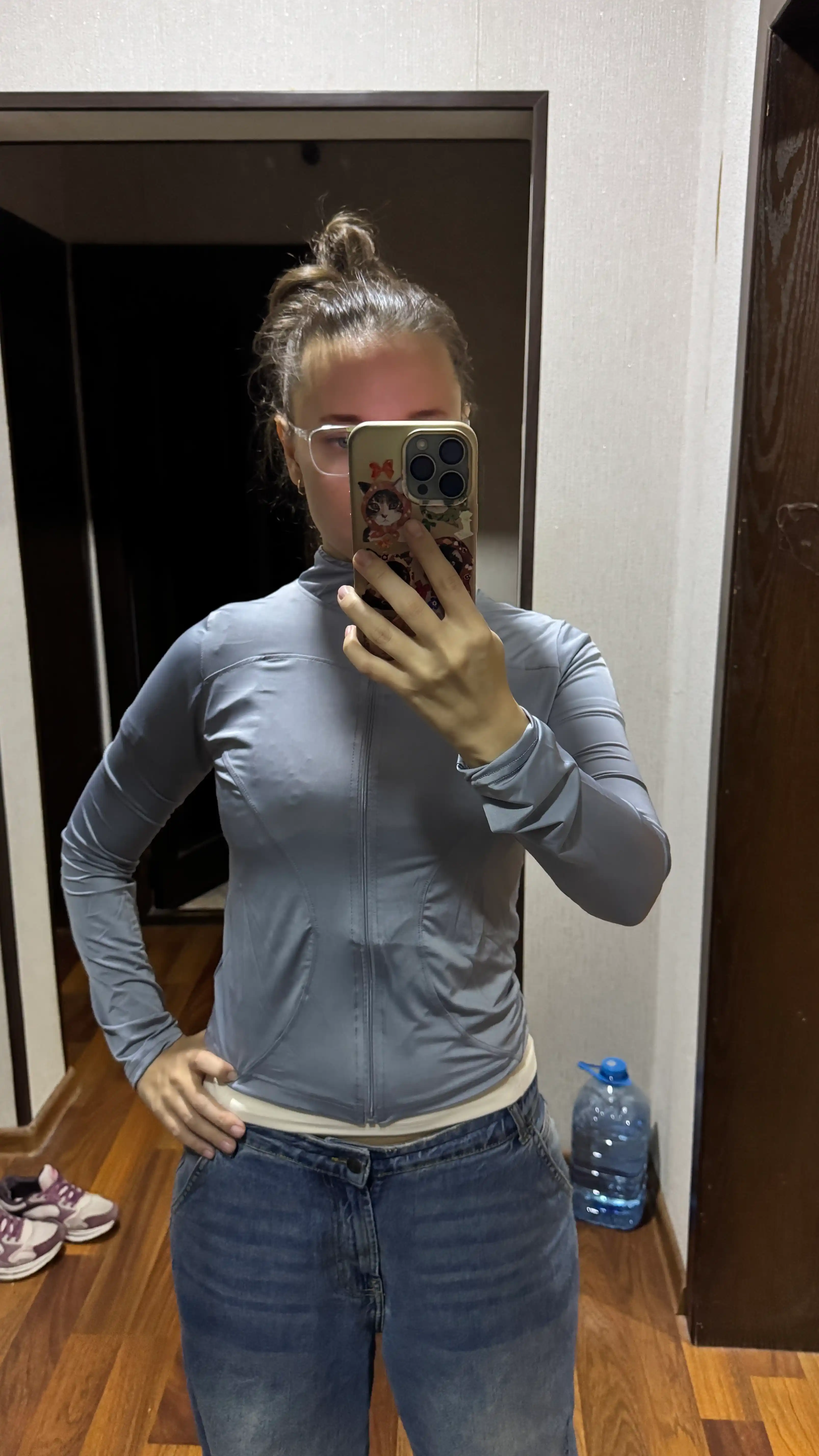 Yengil ayollar rashgardi Sport va fitnes uchun longsliv yengil mato uzun yengli termo top
