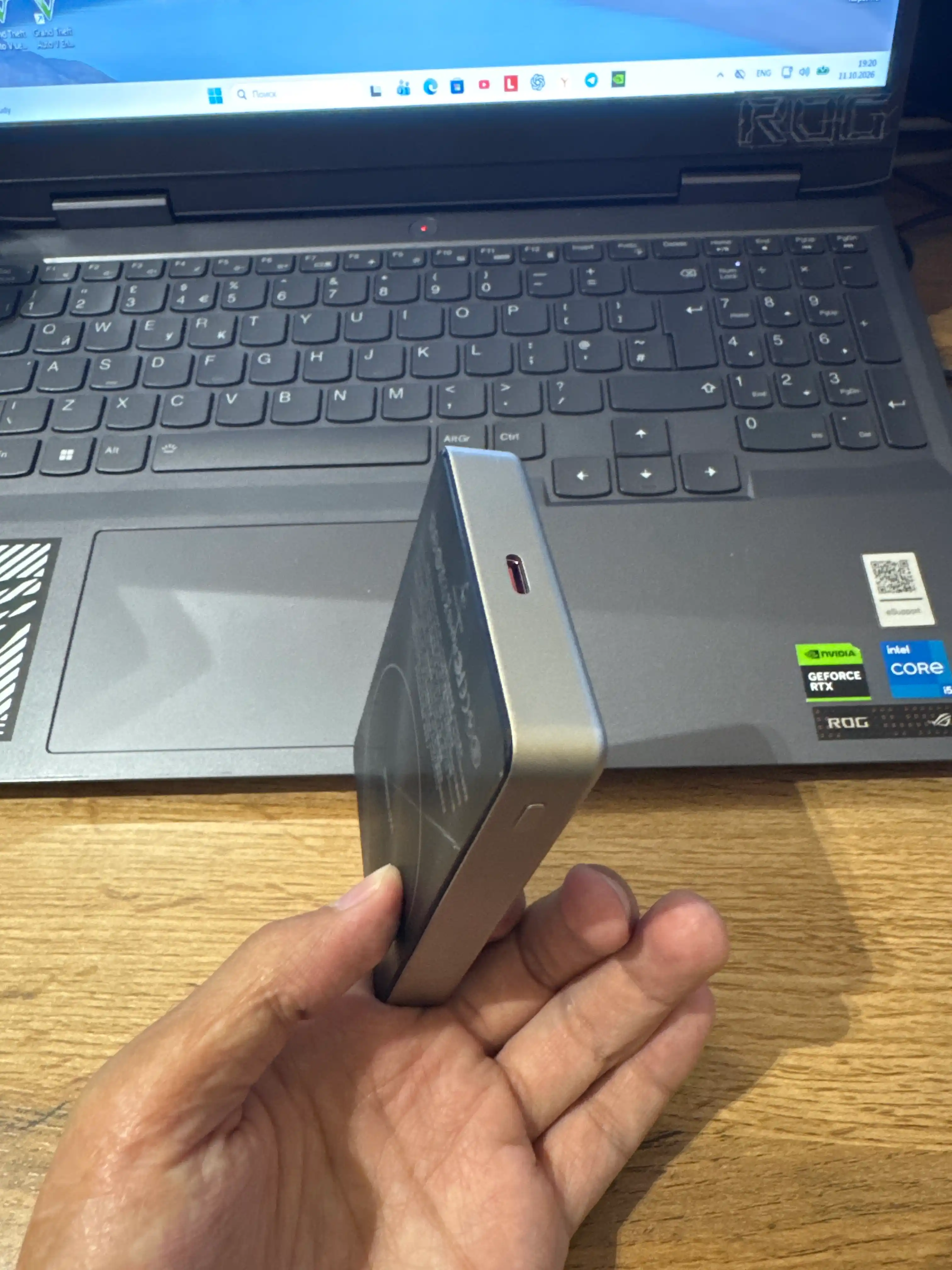 Беспроводной внешний аккумулятор MagSafe Power Bank, тонкий беспроводной повербанк