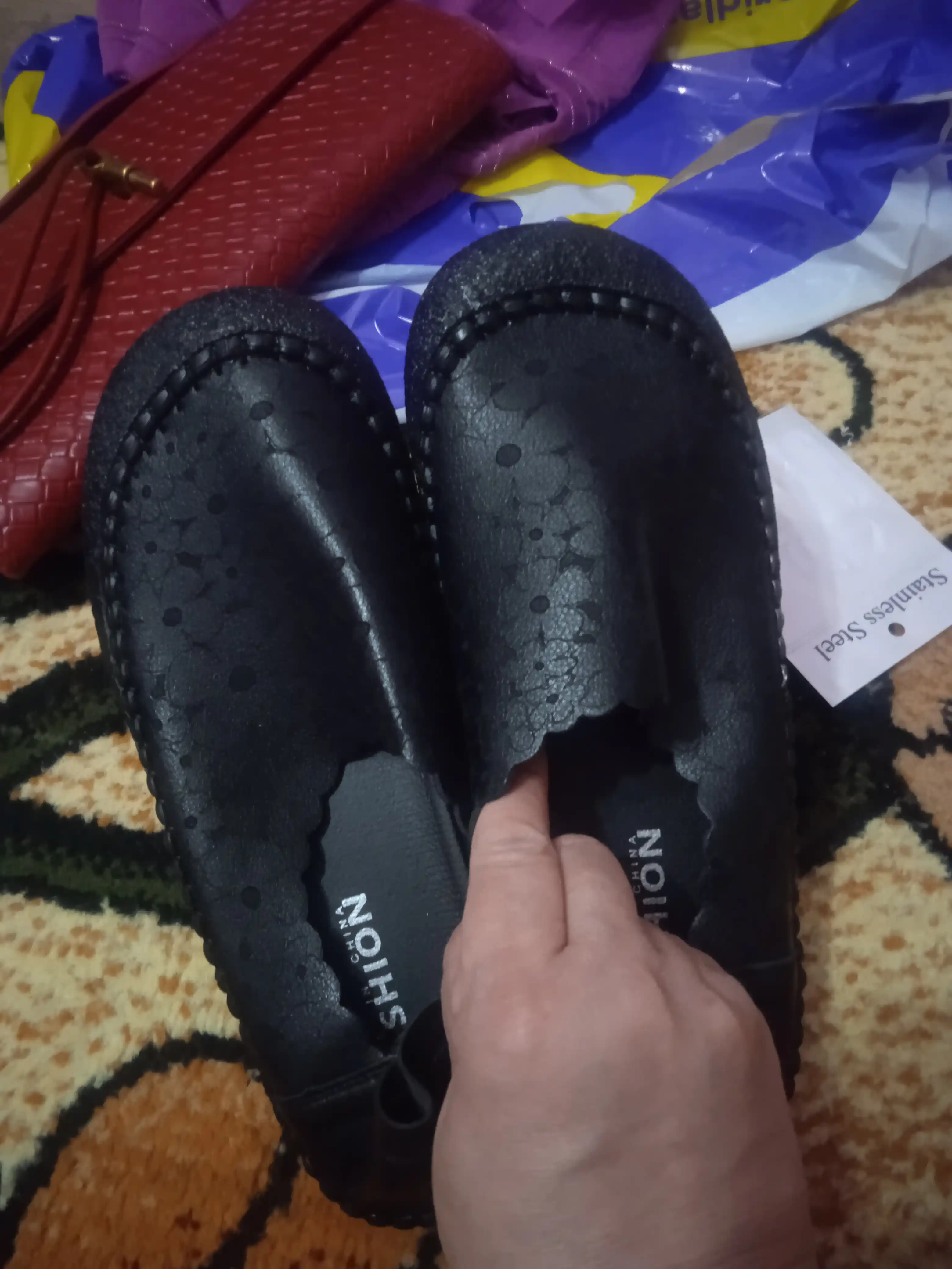 Слипоны женские текстильные, мягкие