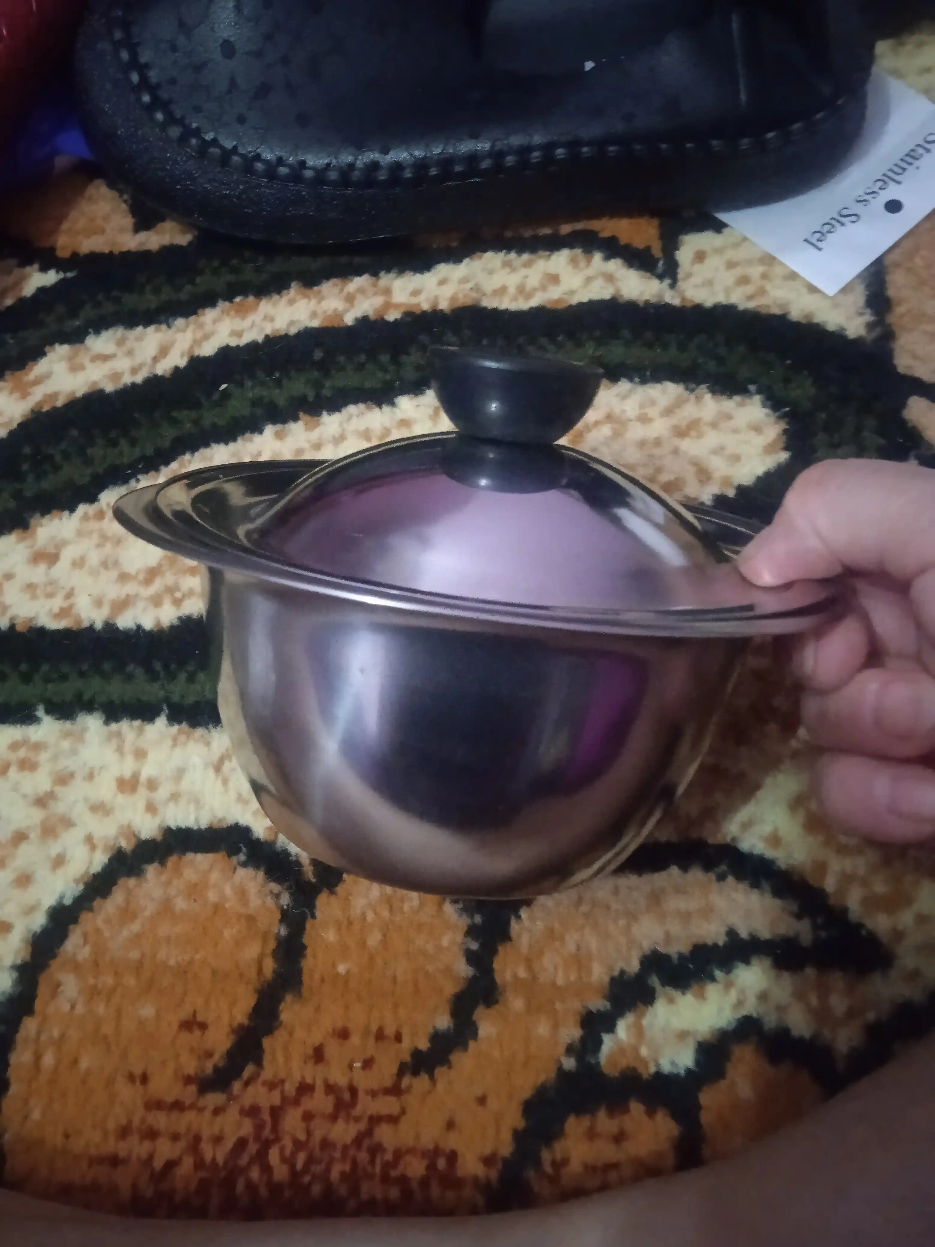Миска из нержавеющей стали с крышкой, для смешивания и хранения продуктов