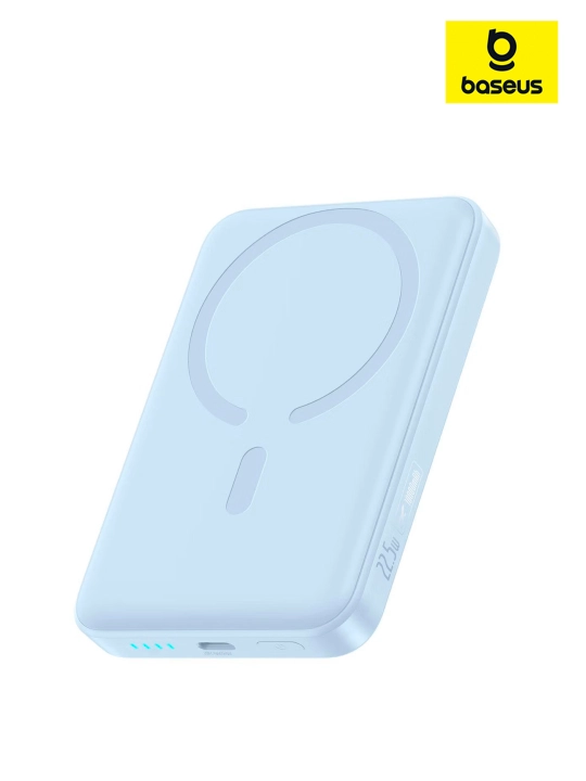 Baseus MagSafe tashqi akkumulyatori, 10000 mA/soat simsiz zaryadlash imkoniyati