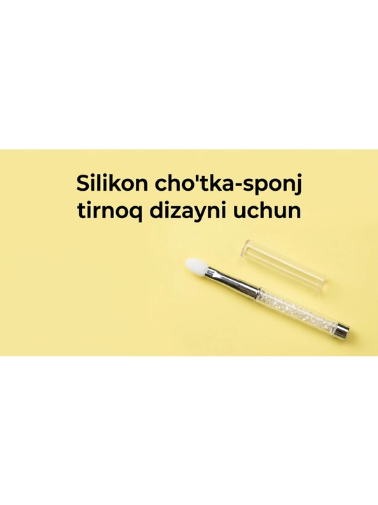 Silikon mo‘yqalam tirnoq dizayni uchun gubka - 