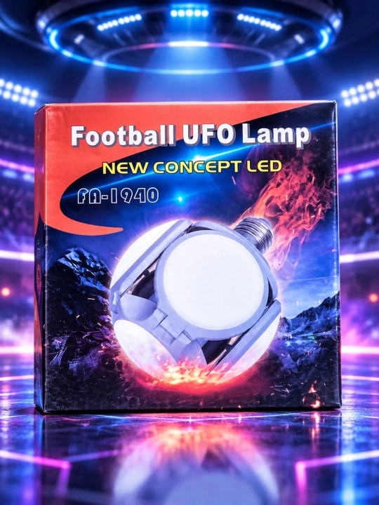 Football UFO LED lampa FA-1940, E27 patronli