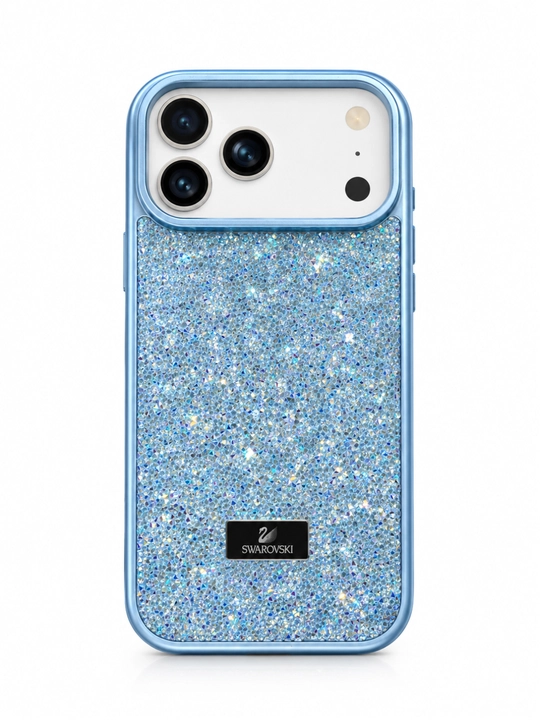 Чехол для iPhone 15,16,17,18, Pro\Pro Max  с блестящими кристаллами  бордовый
