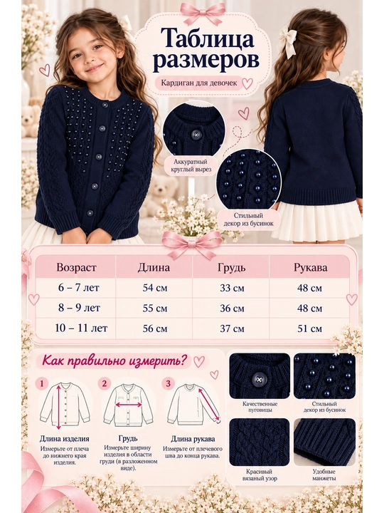 Детский кардиган