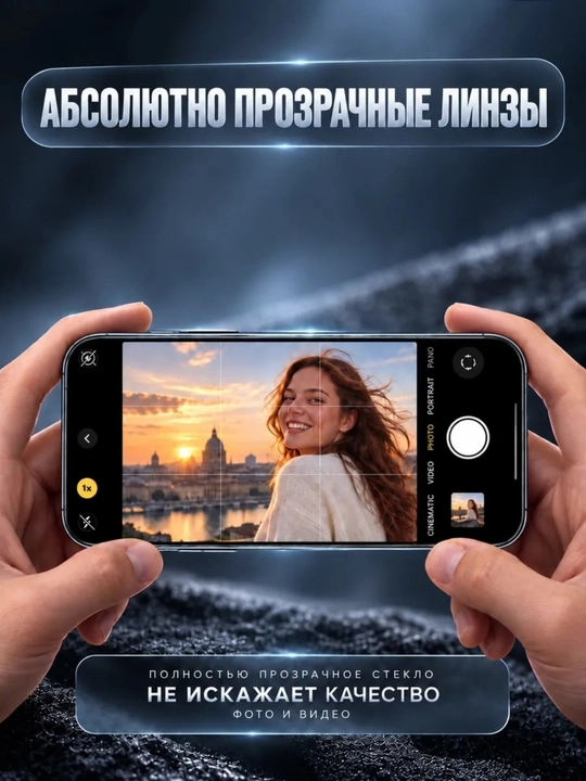 IPhone 17–18 Pro va Pro Max uchun kamera linzasi himoya oynasi