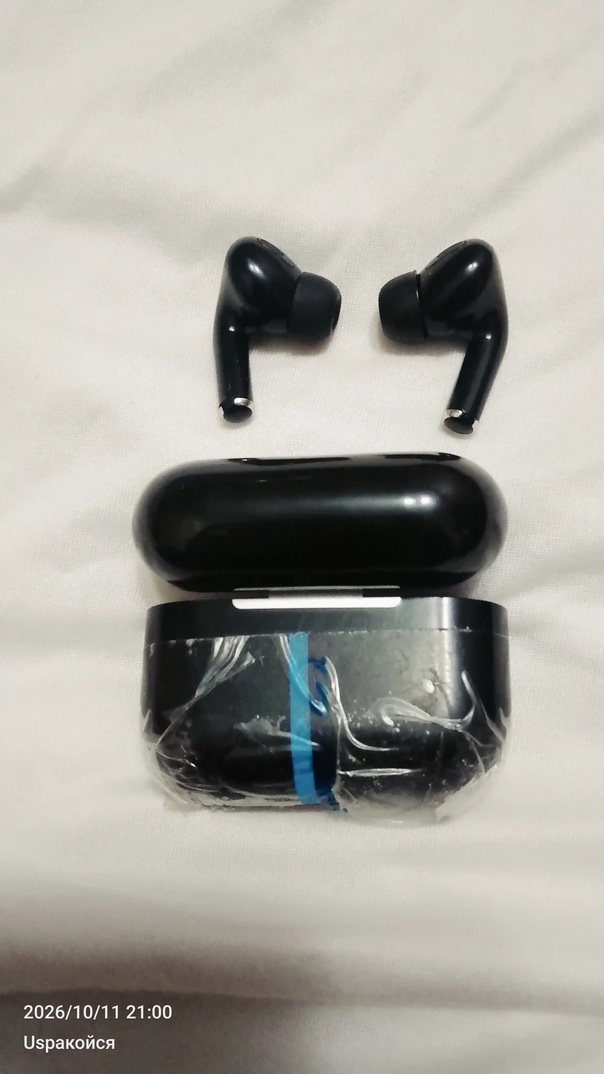 Simsiz quloqchinlar Pods 4, sensorli va blutuz naushniklar, iPhone va Android uchun