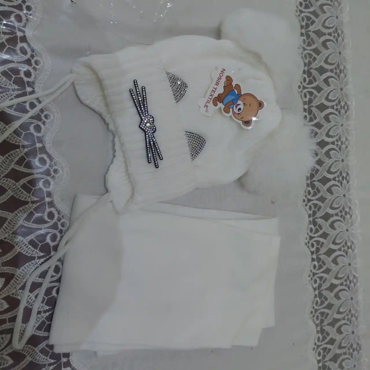 O'g'il va qiz bolalar uchun shapka, sharf, shapka va sharf to'plami, kuz va qish uchun