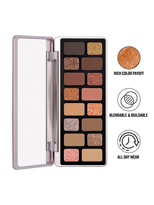Forever52 Back Stage Essential ko'z qovoqlari uchun matt va yaltiroq paletka to'plami