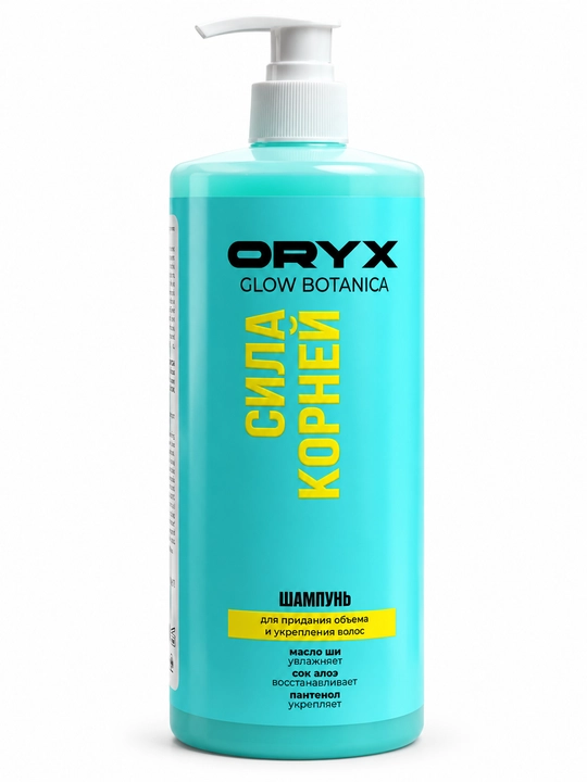 ORYX Glow Botanica sochlar uchun biotin va B5 vitaminli, o‘sishni faollashtiruvchi shampun