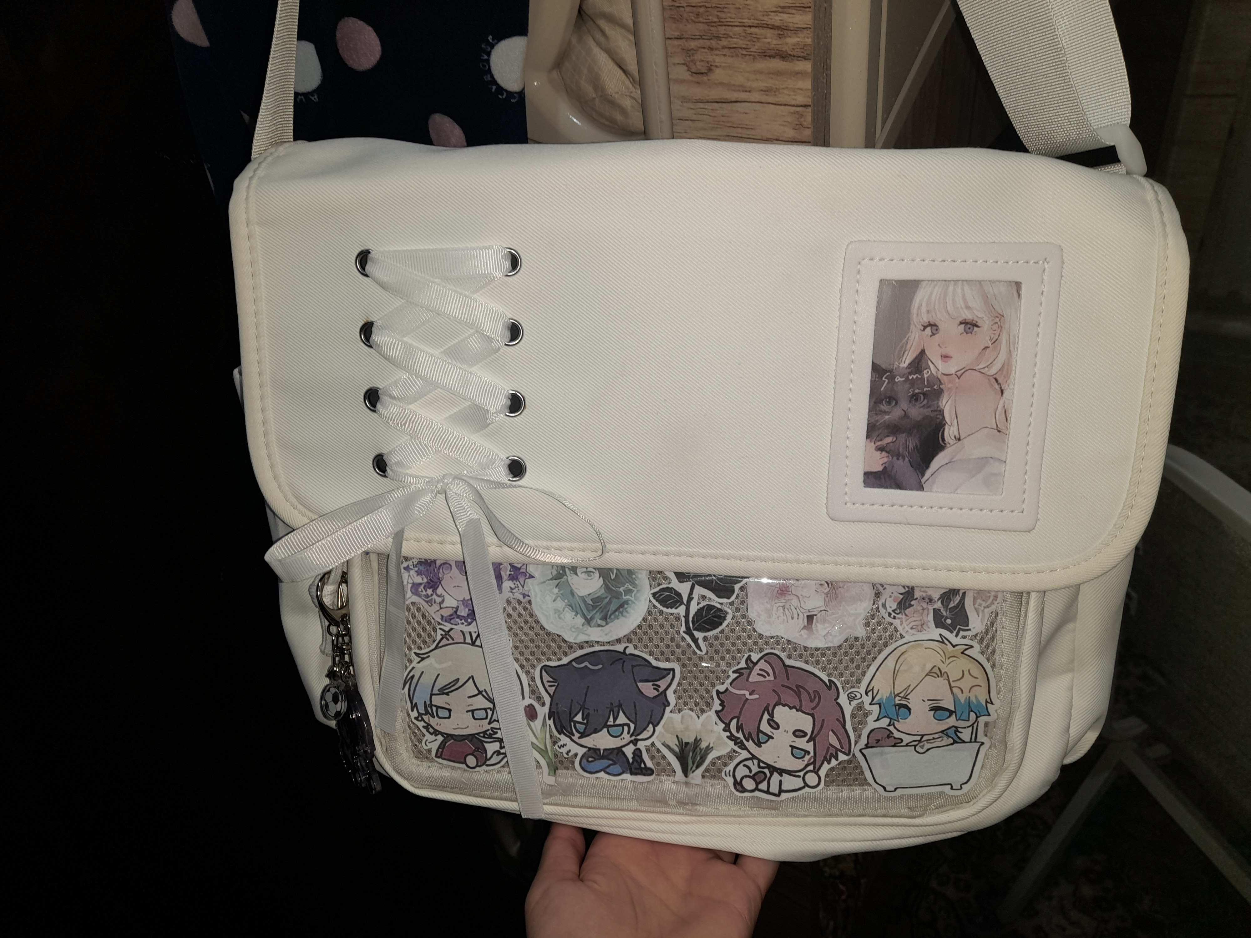 Sumka ayollar uchun, maktab, ish va sayrlar uchun, Kawaii anime Y2K, yelka sumkasi
