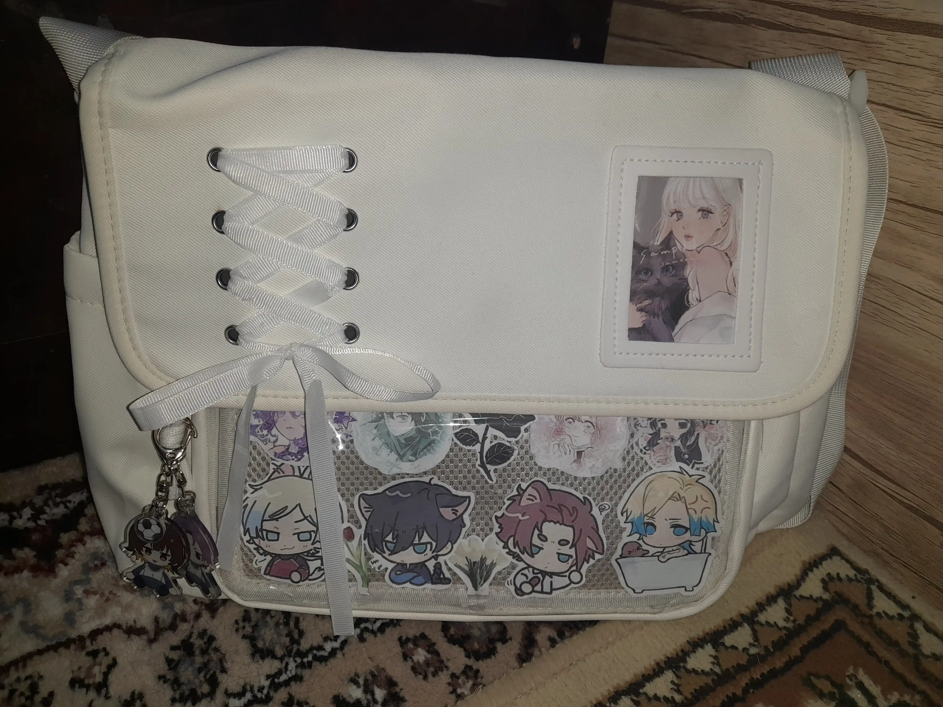 Sumka ayollar uchun, maktab, ish va sayrlar uchun, Kawaii anime Y2K, yelka sumkasi