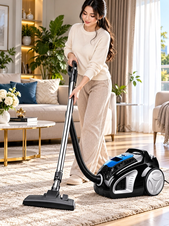 BOHN BS-201 changyutgichi, quvvatli 2300 Vt, HEPA-filtrli, uy va gilamlarni tozalash uchun