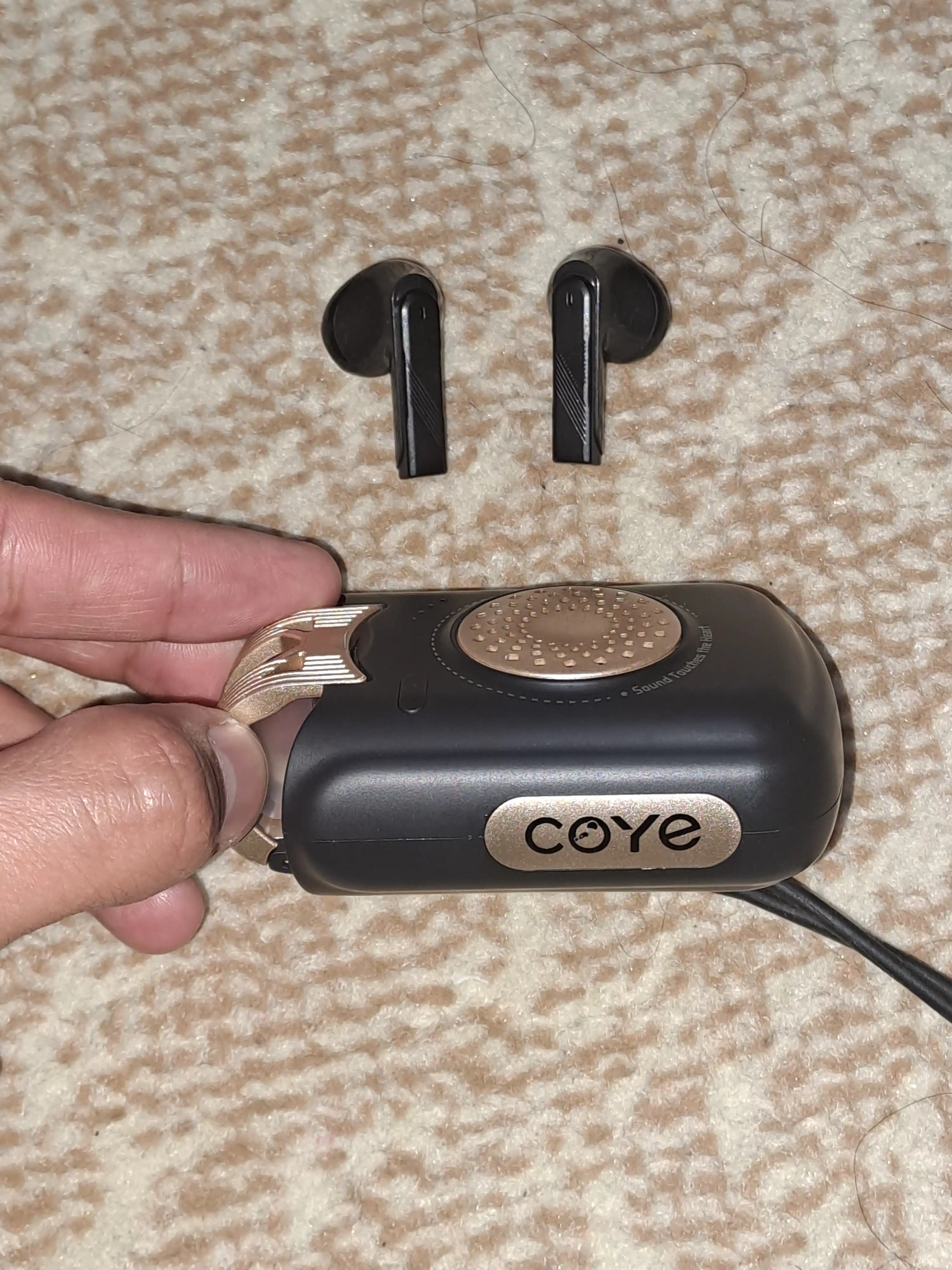 Simsiz Bluetooth kolonka + quloqchinlar, 2v1 da, sensorli, namlikdan himoya, kalonka