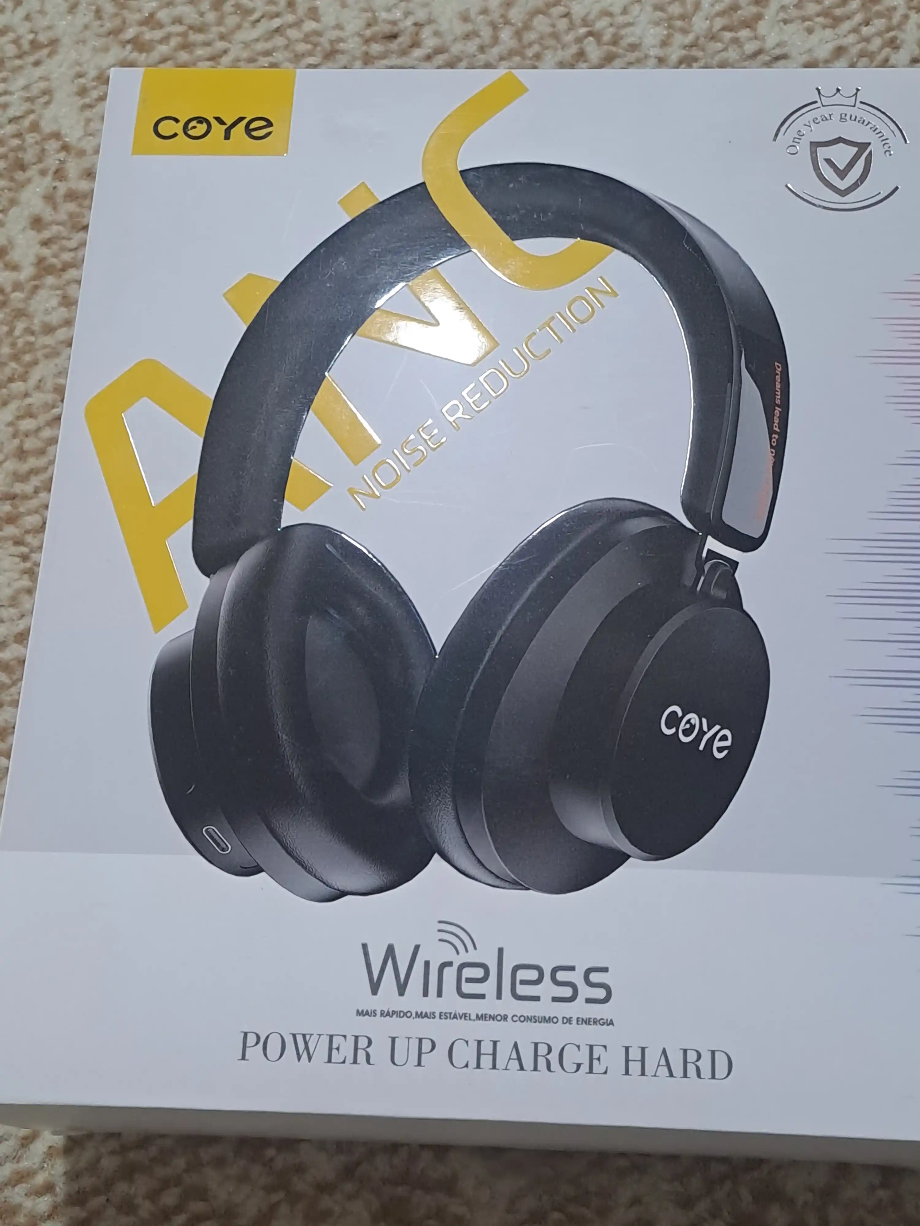 Simsiz quloqchin, ANC Bluetooth quloqchinlar, 38 soat ishlash vaqti, premium naushnik