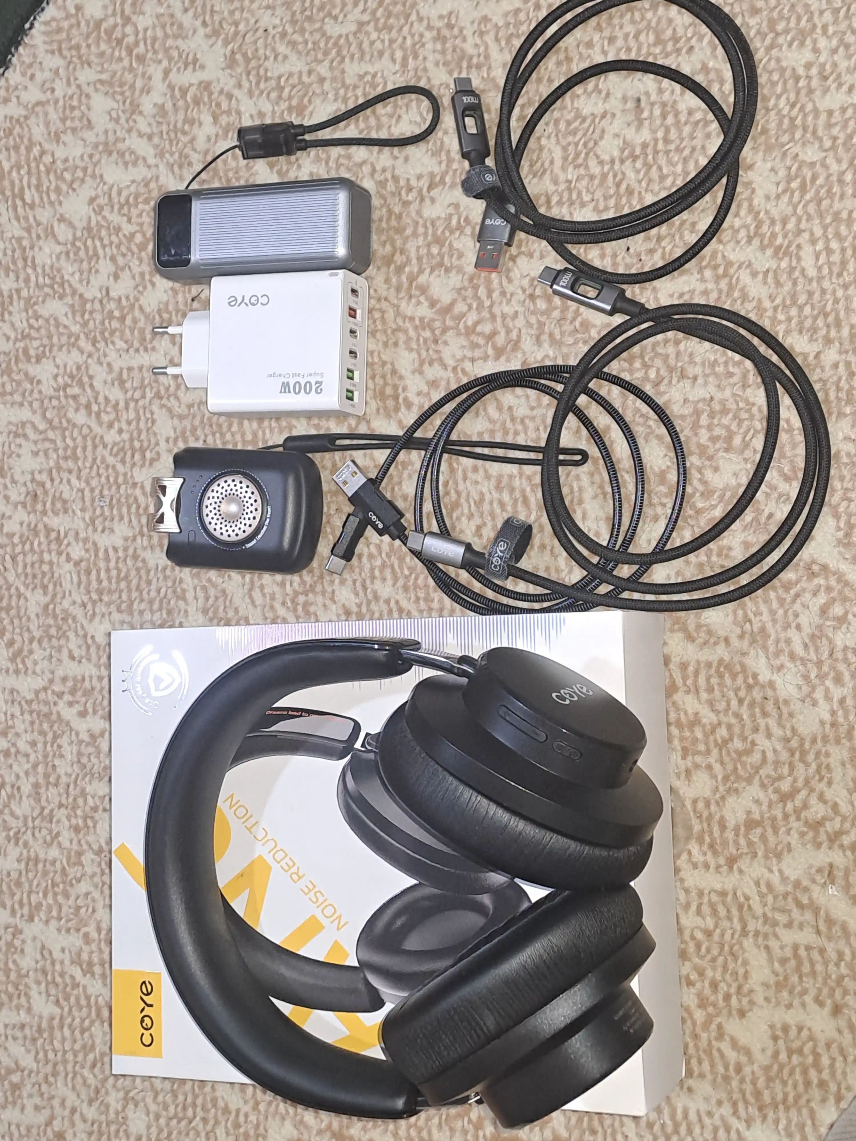 Simsiz quloqchin, ANC Bluetooth quloqchinlar, 38 soat ishlash vaqti, premium naushnik