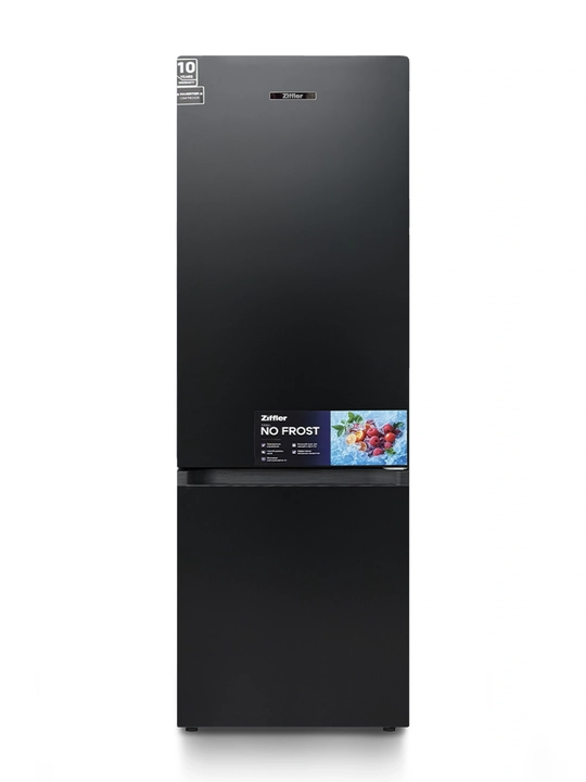 Холодильник Ziffler BRF-270BFB, 270 л, No Frost, Inverter, 3 года гарантии
