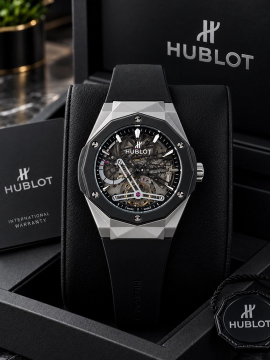 Hublot Skeleton White — Erkaklar uchun zamonaviy qo‘l soati - 