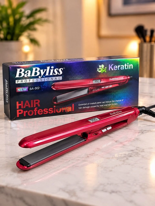 BaByliss Professional soch utujok, keratinli tekislagich, elektron displey, ployka - 