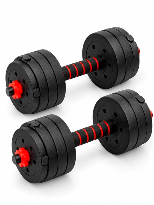 Набор гантелей и штанги, спорт, фитнес, тренажер, 2 в 1, 10-30 кг
