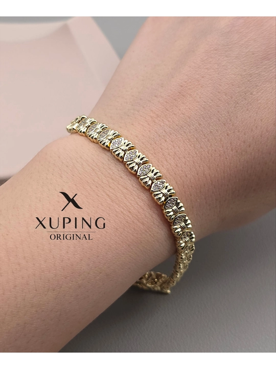 Женский браслет Xuping, 19 см, золотистый - 