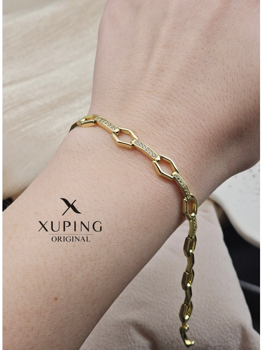 Женский браслет Xuping, 19 см, золотистый - 