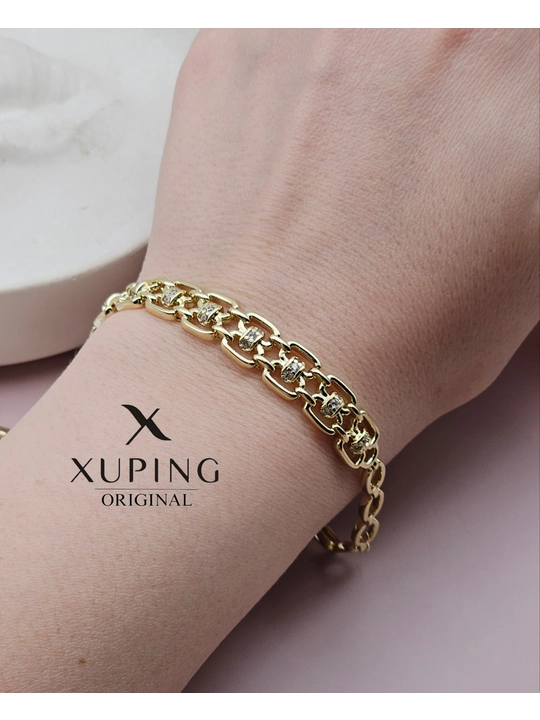 Женский браслет Xuping, 19 см, золотистый - 