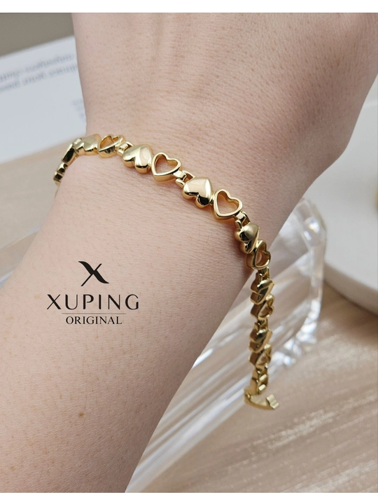 Женский браслет Xuping, 19 см, золотистый - 