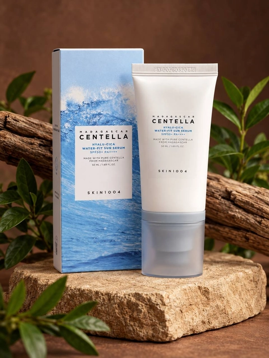 Крем солнцезащитный SKIN1004 Madagascar Centella Hyalu-Cica Water-Fit SPF50/PA++++, 50 мл - 