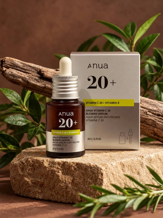 Сыворотка ANUA Vitamin C 20 + Vitamin E осветляет пигментные пятна и омолаживает кожу - 