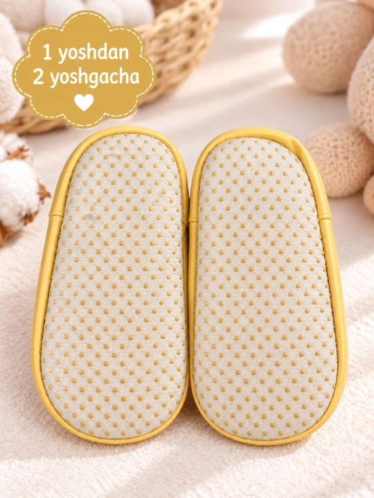 Детские носки для младенцев, нескользящие пинетки 1-2 лет