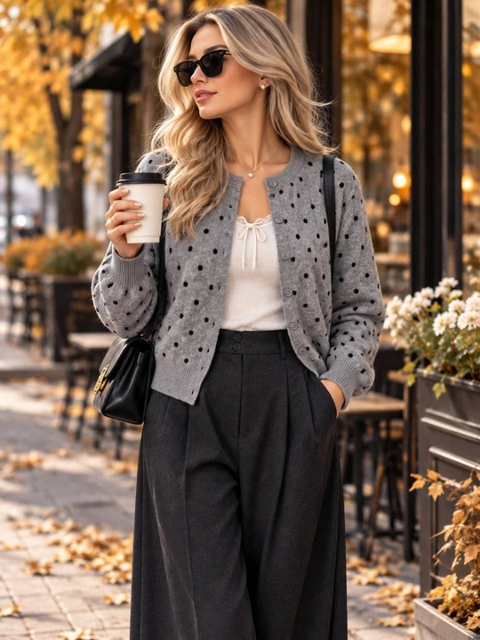 Женский кардиган на осень и зиму, тёплая кофта для женщин, размеры M, L, XL, XXL