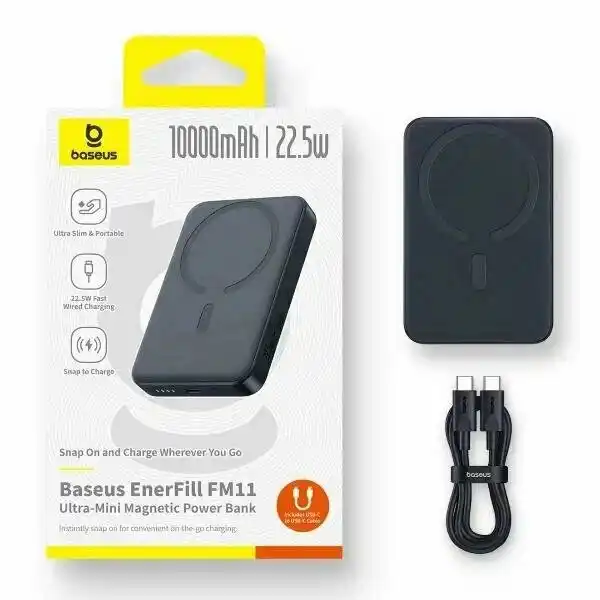 Внешний аккумулятор power bank magsafe, повербанк 20000 и powerbank 10000 Baseus