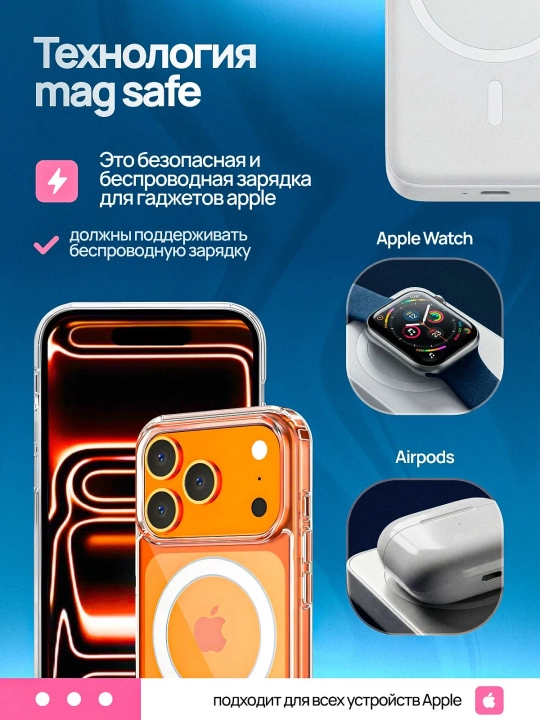 MagSafe power bank, iPhone uchun, 10.000 va 5.000 mA/h, Power bank