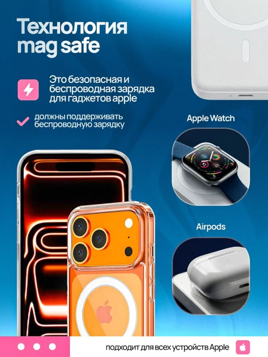 MagSafe power bank, iPhone uchun, 10.000 va 5.000 mA/h, Power bank