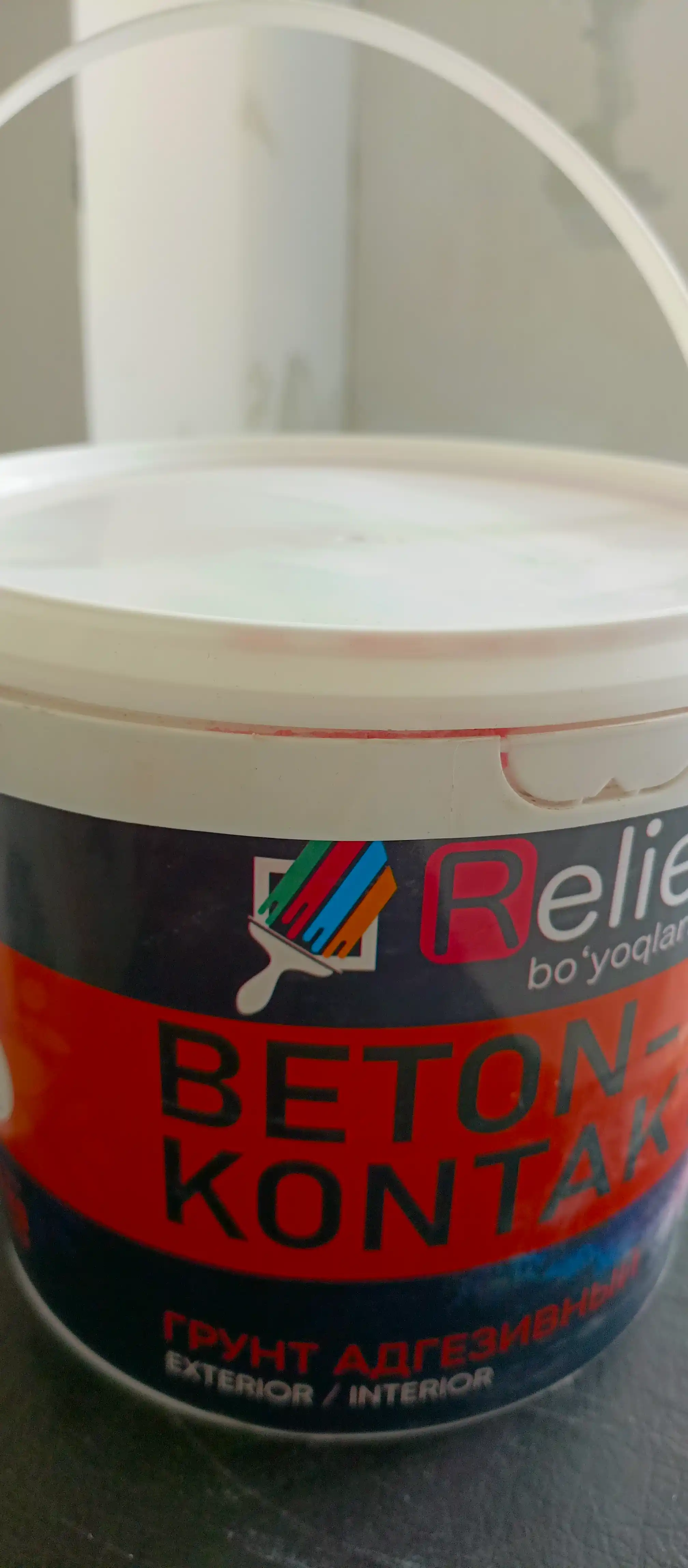 Грунт адгезионный Relief Beton-Kontakt для внутренних и наружных работ, 4–12 кг
