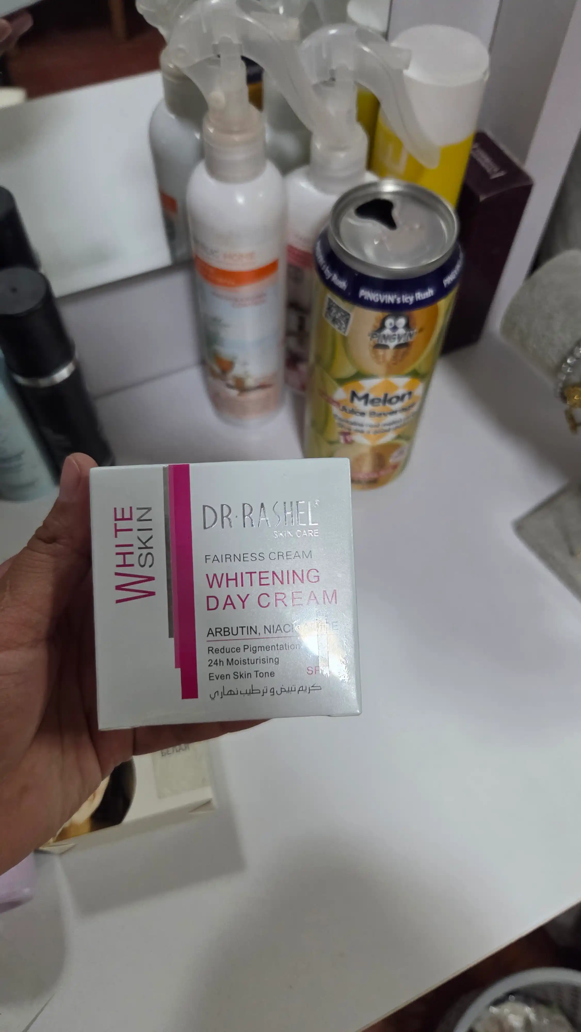 Отбеливающий дневной крем для лица от пятен с SPF20, Dr. Rashel Whitening SPF20, 50 г