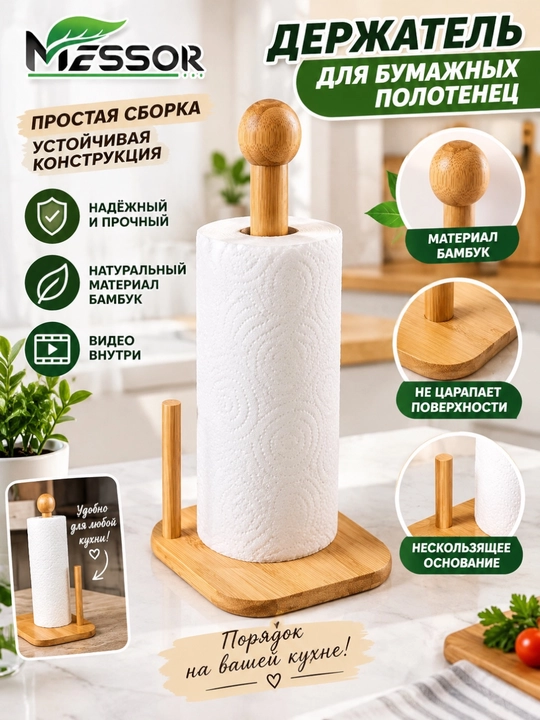 Подставка - держатель, для бумажных полотенец - 