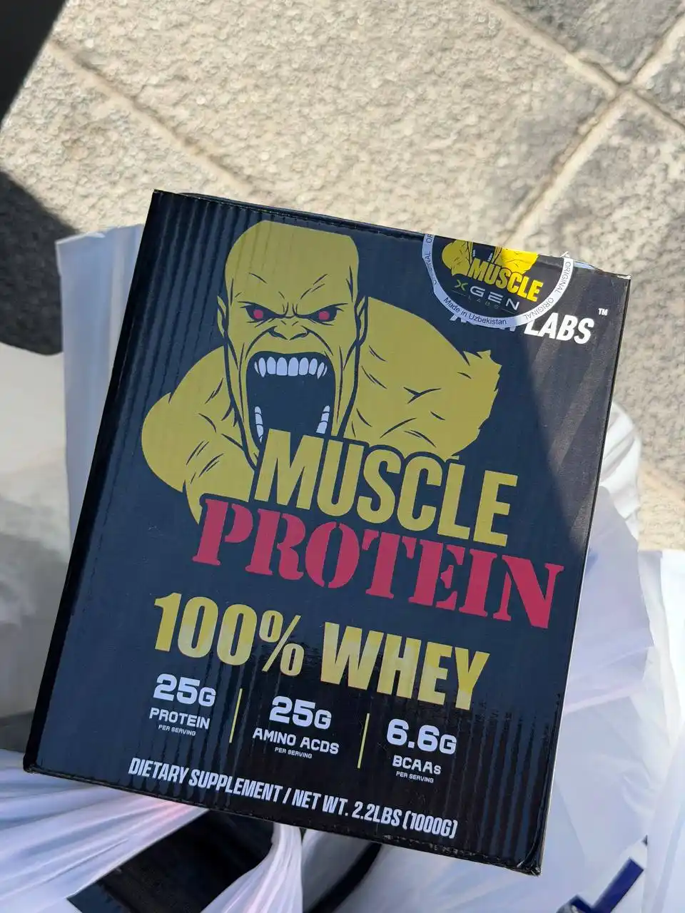 Протеин MUSCLE WHEY 100% PROTEIN 1-3-7 kg