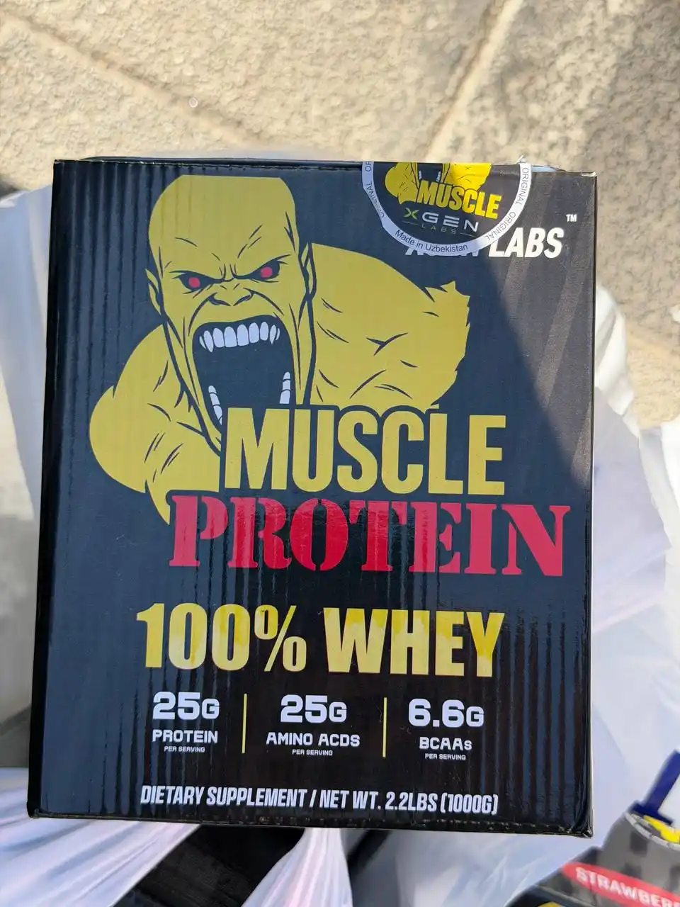 Протеин MUSCLE WHEY 100% PROTEIN 1-3-7 kg