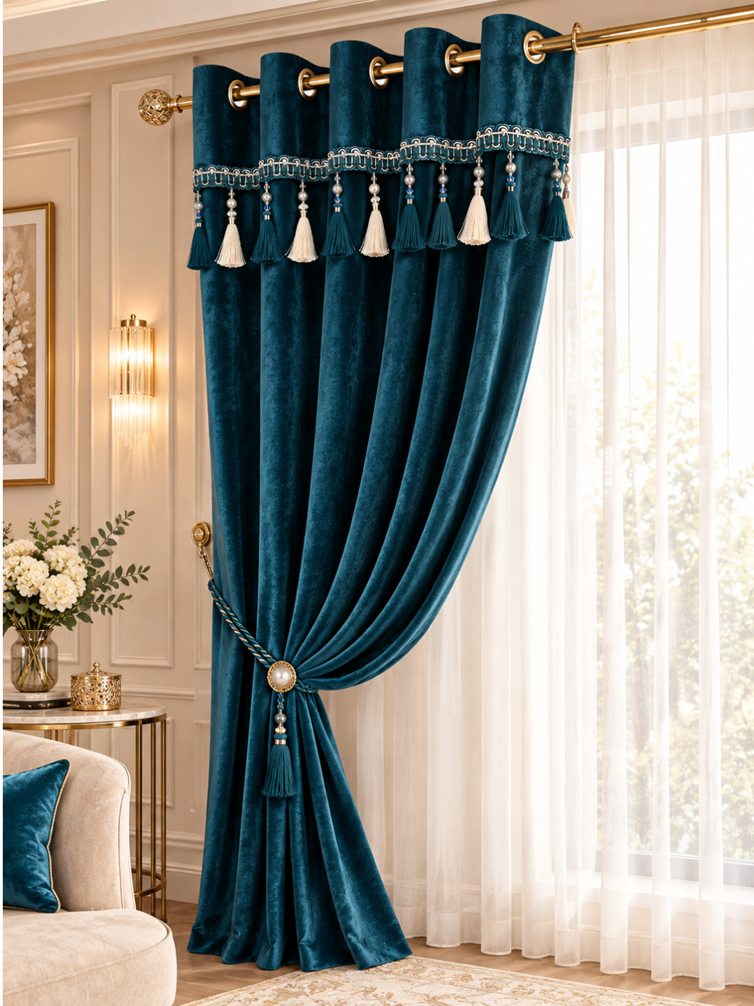 Royal Velvet Parda – Роскошная интерьерная штора  300*150 см - 