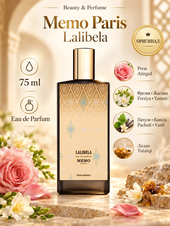 Memo Paris Lalibela, парфюмерная вода, 75 мл - 
