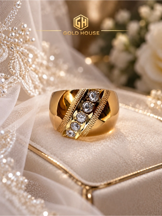 Символ вечной любви: Обручальное кольцо 585 пробы, Золотые кольца от Gold House